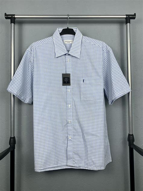 cheap ysl shirt|ysl men's short sleeve shirt.